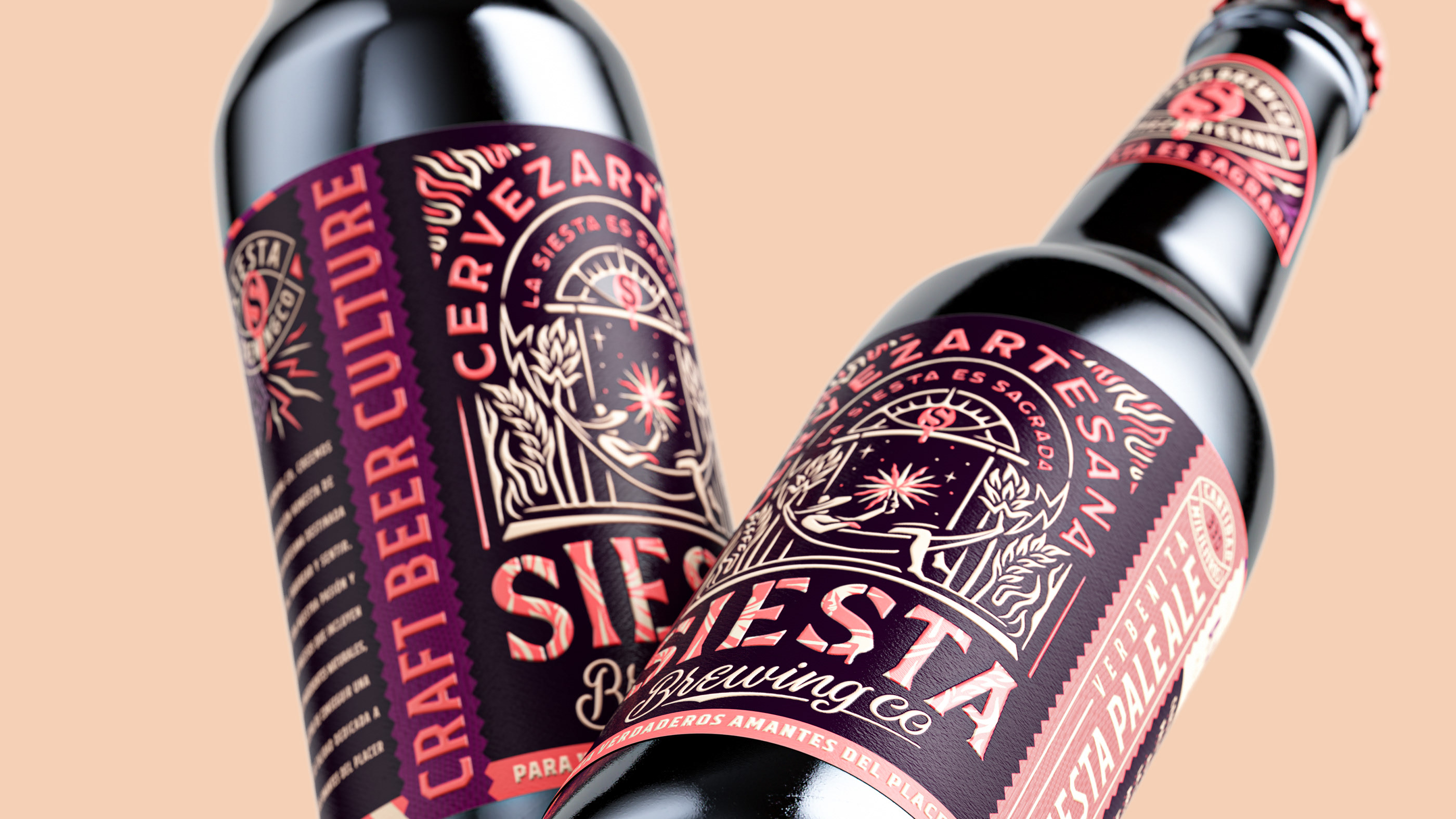 Brand design，visual effect，Beer，packing，