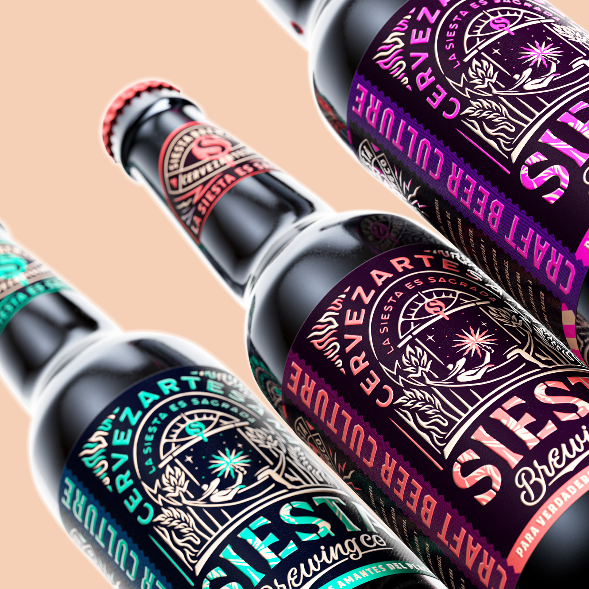 Brand design，visual effect，Beer，packing，