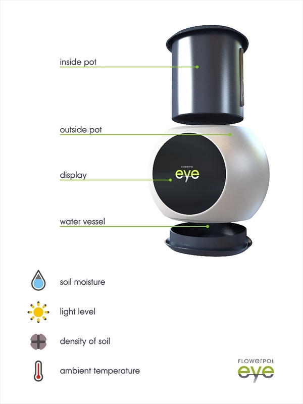 Flowerpot，intelligence，Digital，eye，Design，