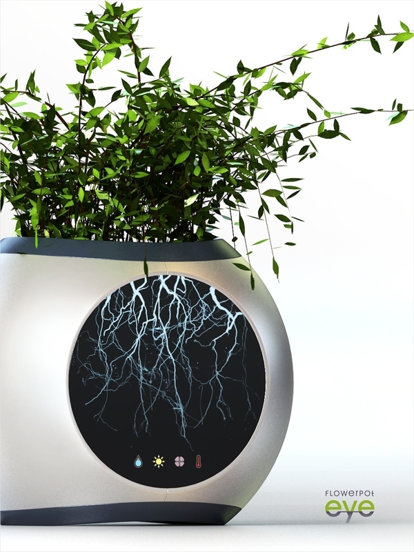 Flowerpot，intelligence，Digital，eye，Design，