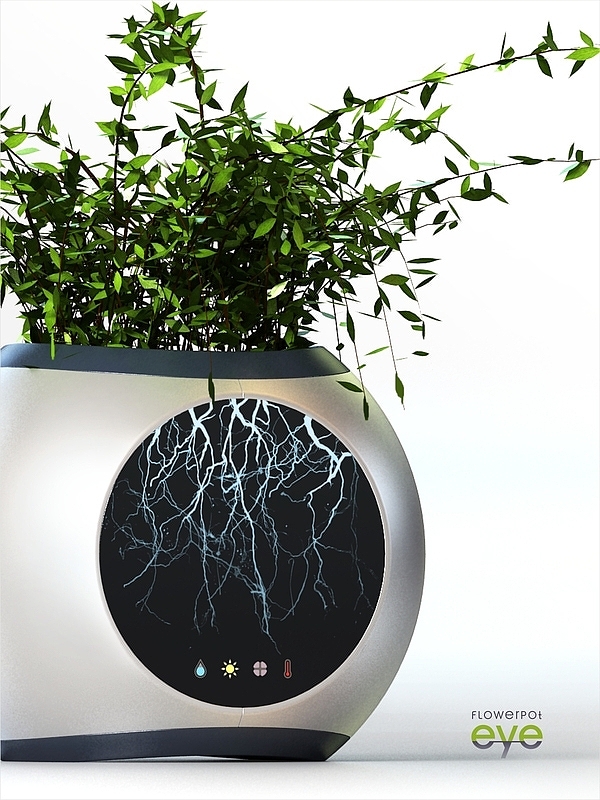 Flowerpot，intelligence，Digital，eye，Design，