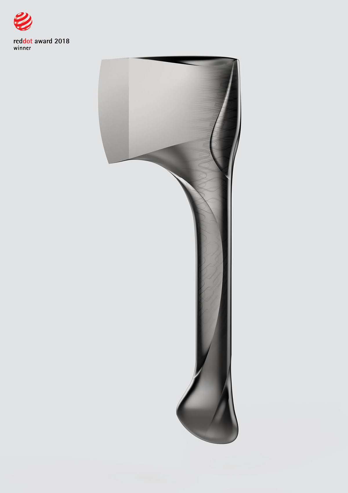 2018 red dot design concept award，Forseti Axe，axe，Metal，