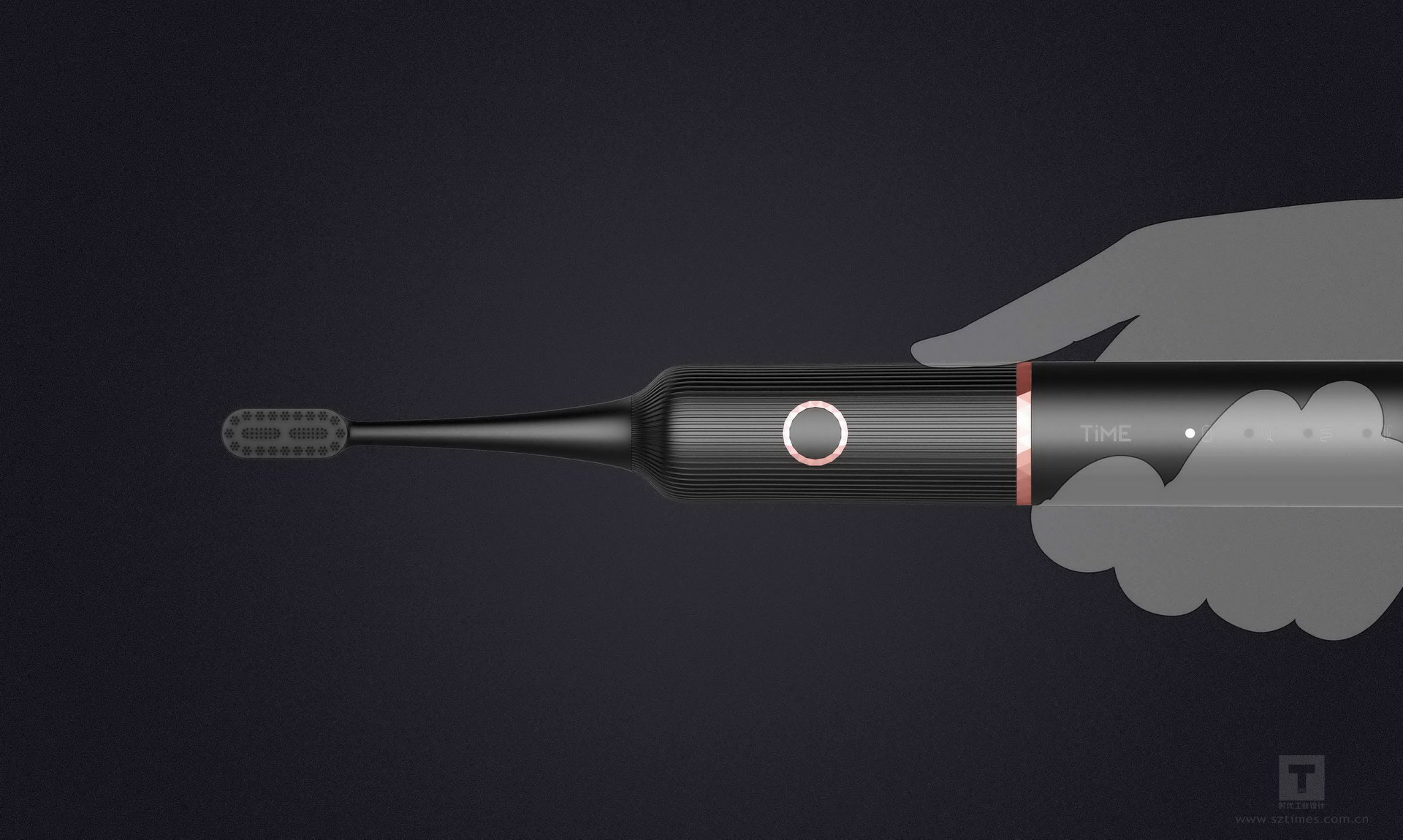 Original, luxurious, electric toothbrush design，