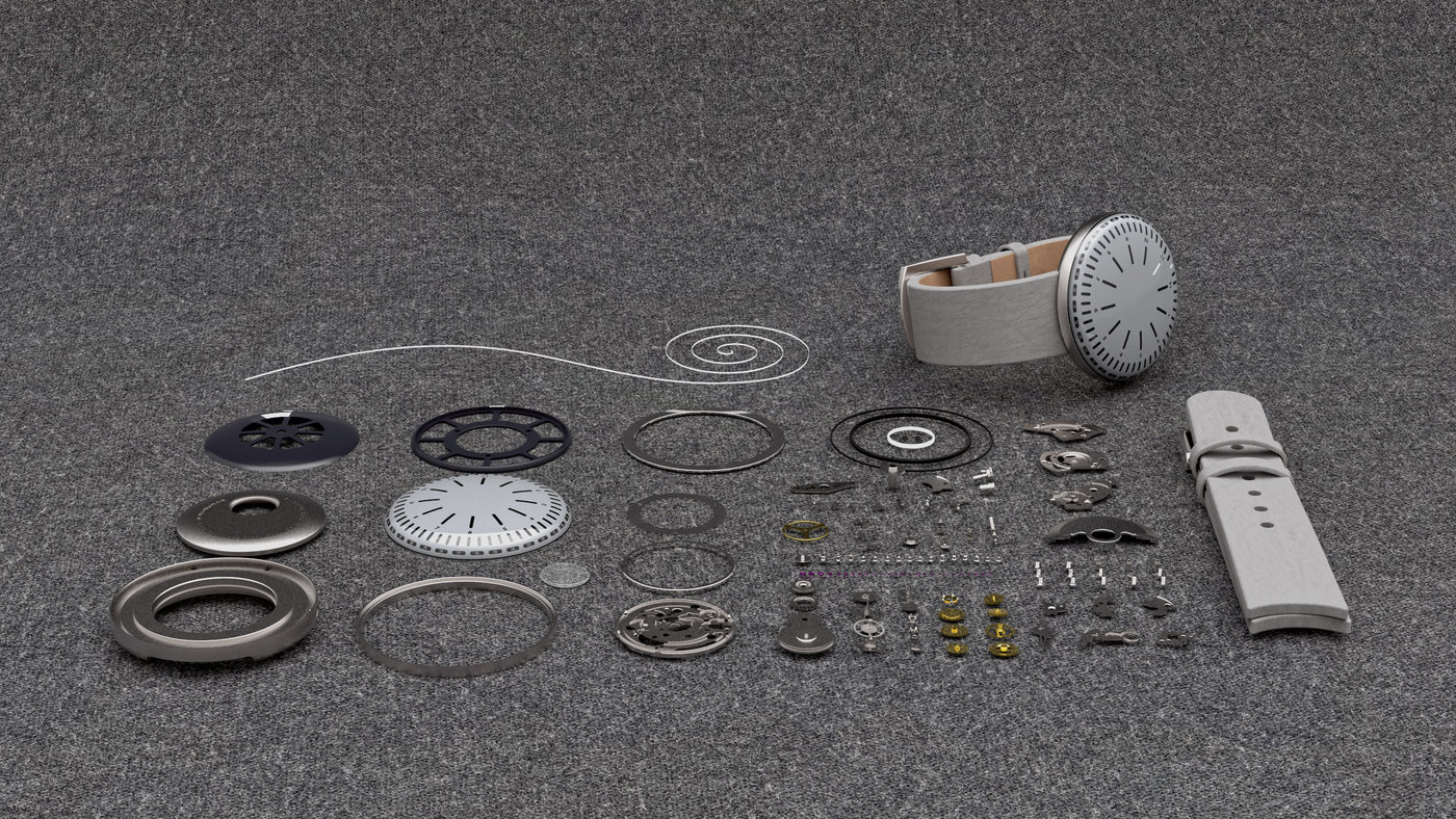 2018 red dot design concept award，M1 Timepiece，Wrist watch，Wristwatch，ornaments，Cells SW200-1，Automatic movement，