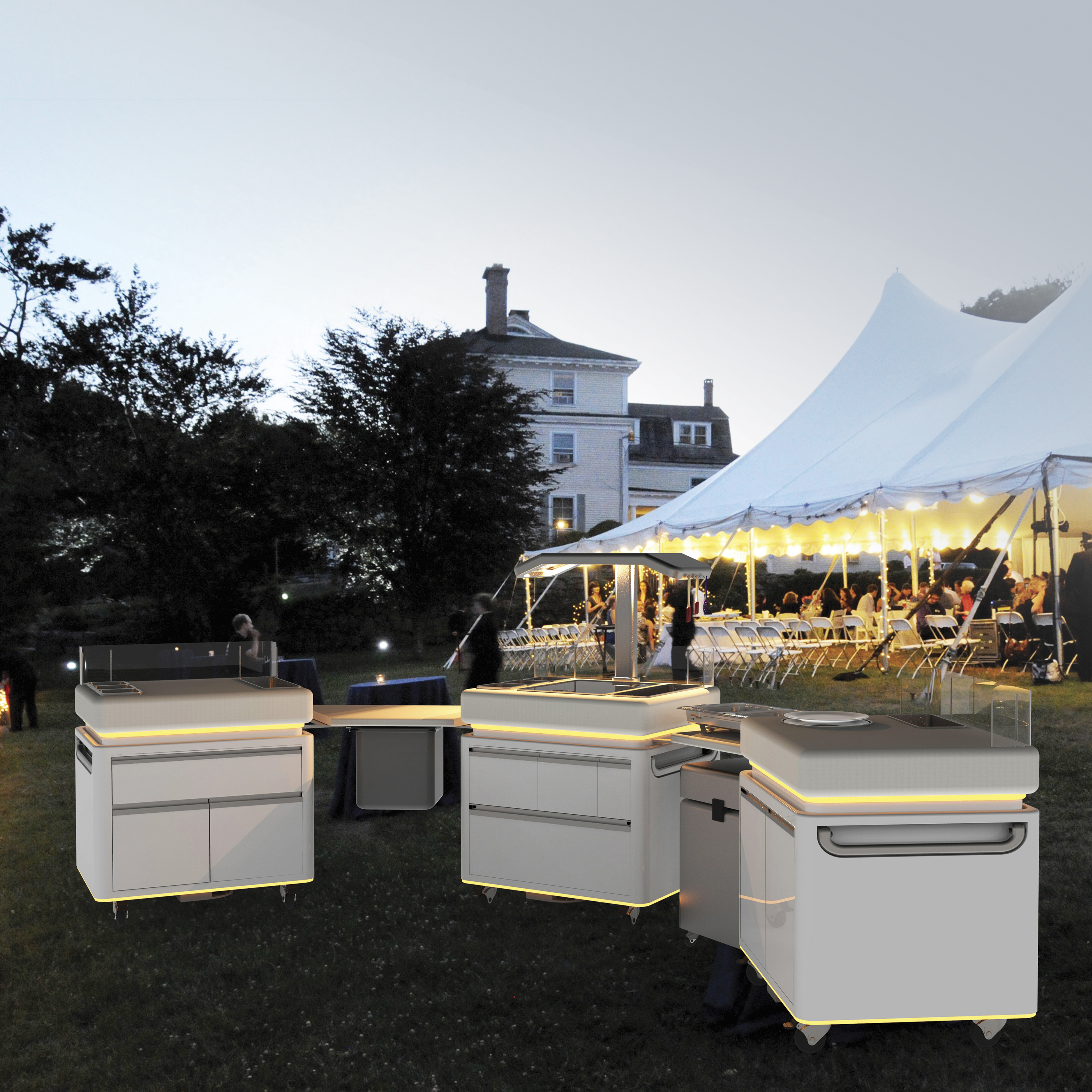 2018 red dot design concept award，Cubicious，Cooking console，outdoors，outdoor，move，