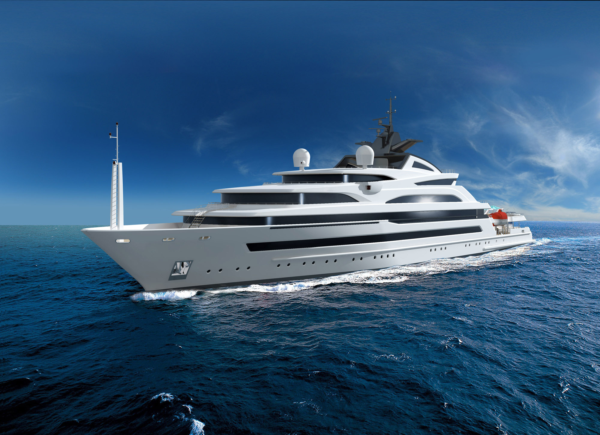 Cruise ship, yacht, navigation，