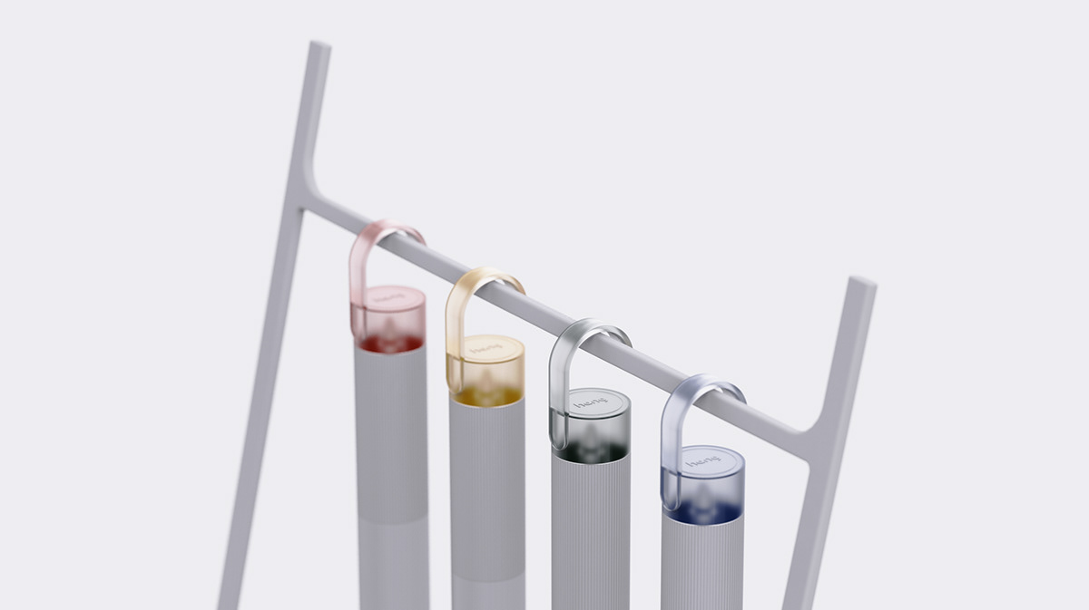 hang，"Hang"，Pen hanging，Desktop scene，