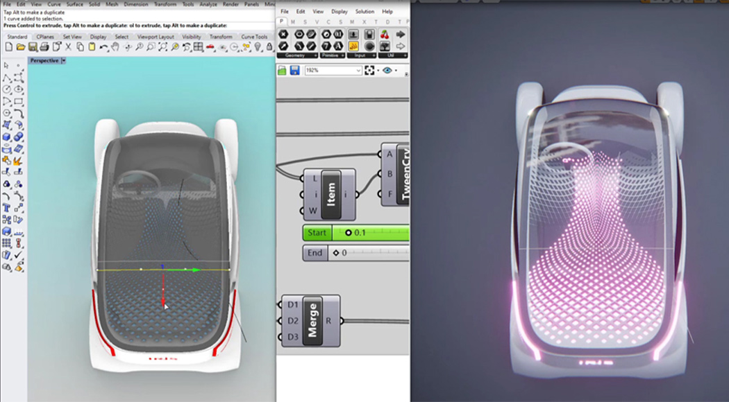 Two seater car，two-seater，Electric vehicle，Hand drawn sketch，Model rendering，