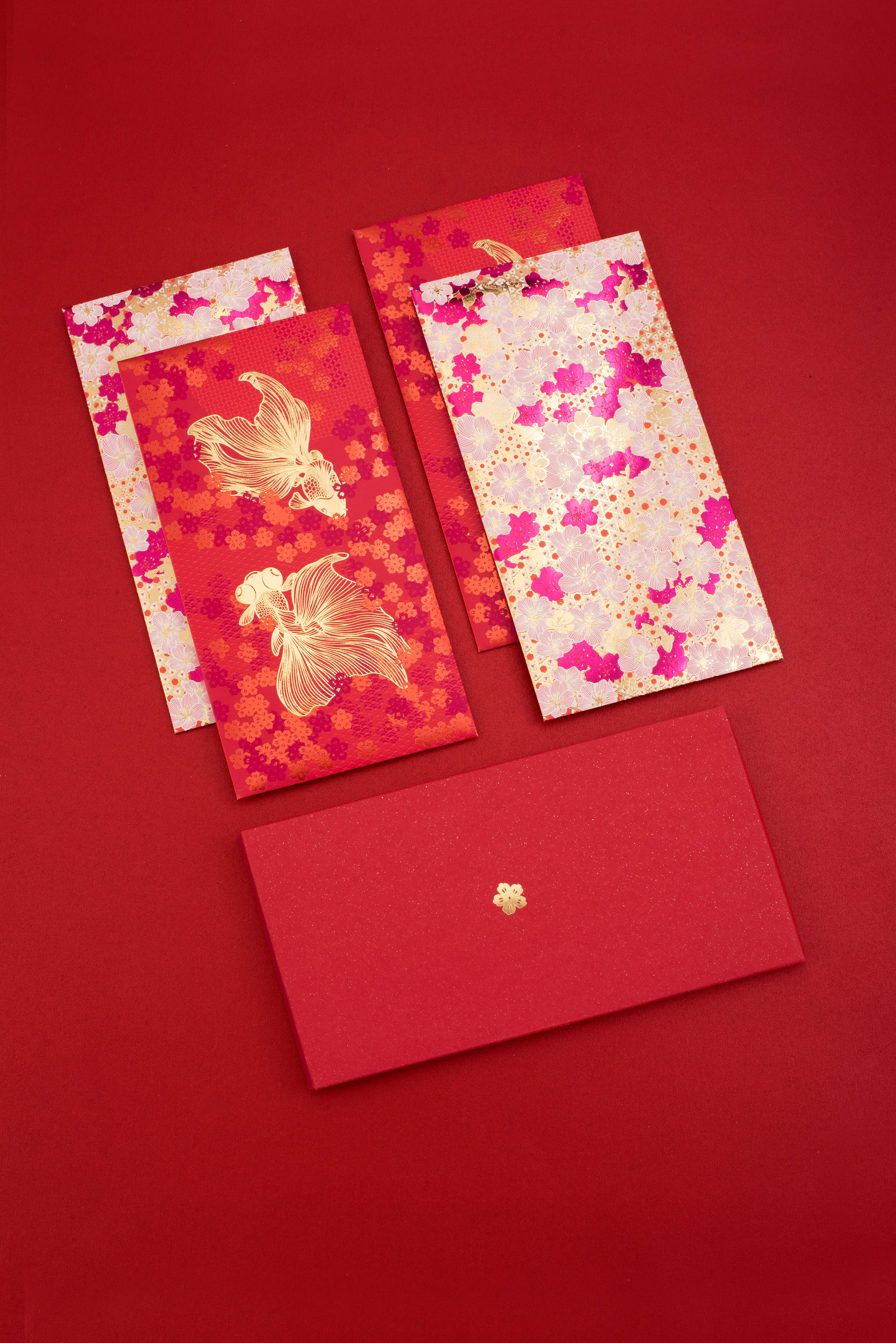 gold and jade fill the hall -- abundant wealth or many children in the family，Design，gilding，Red envelopes，