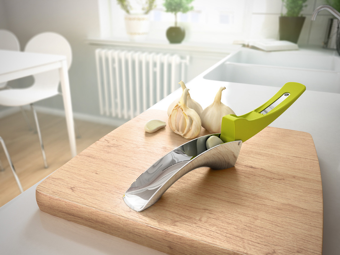 garlic，A garlic press，Design，kitchen，fashion，