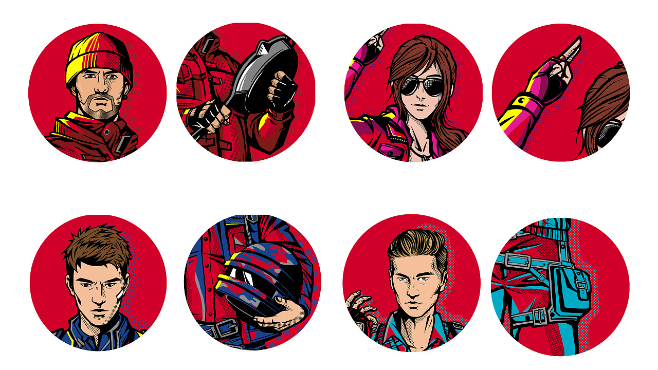 Pan Hu packaging design，Can packaging，Joint names of peace elites，Illustration design，