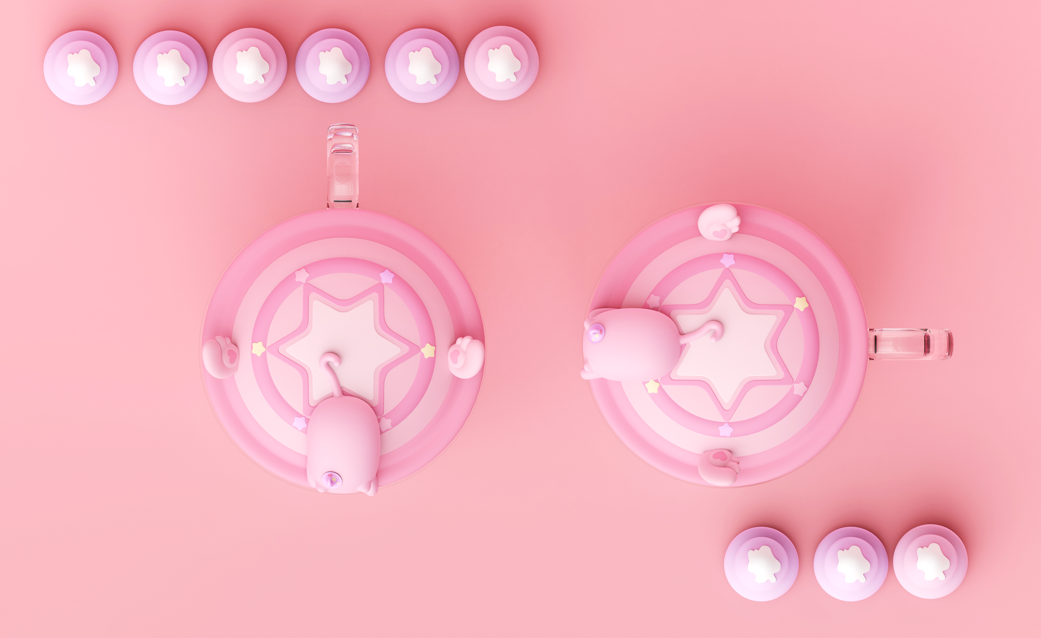 Magic meow, meow your lovely heart，