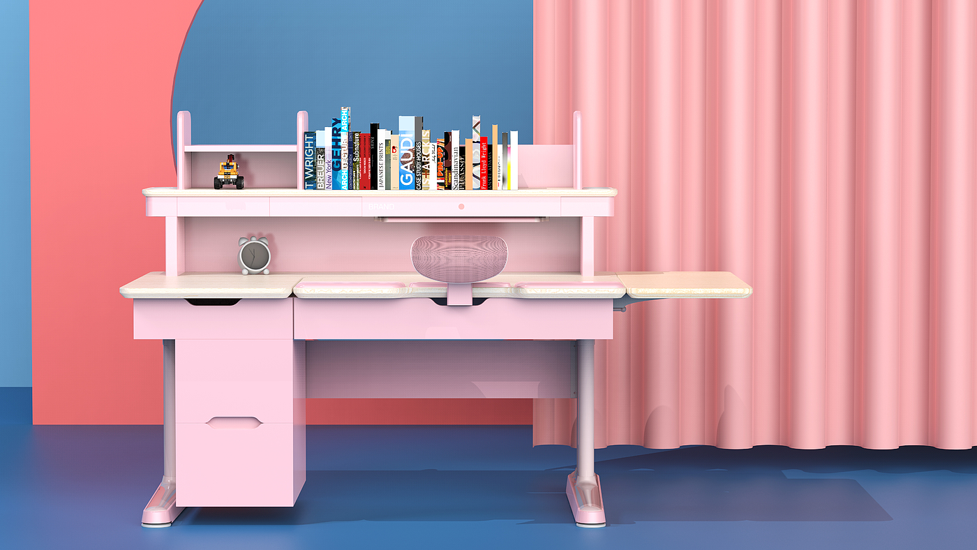 Learning table，Straightening table，Study partner，