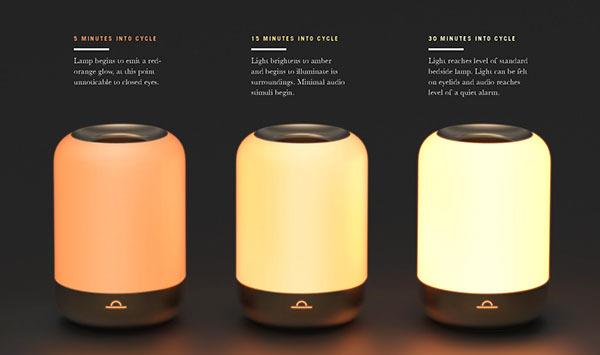 sleep，alarm clock，Design，fashion，lamp，