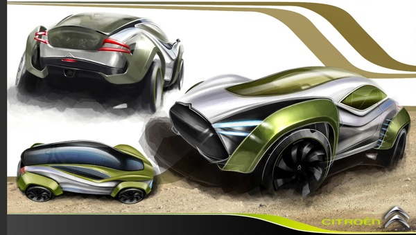 automobile，Citroen，conceptual design，vehicle，