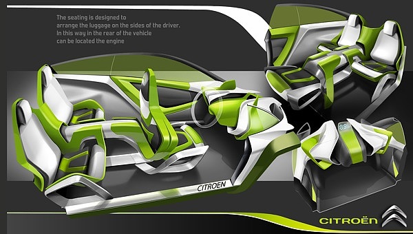 automobile，Citroen，conceptual design，vehicle，