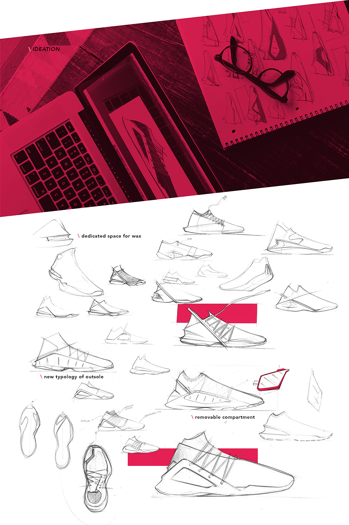 Wearable product design，motion，shoes，product design，industrial design，