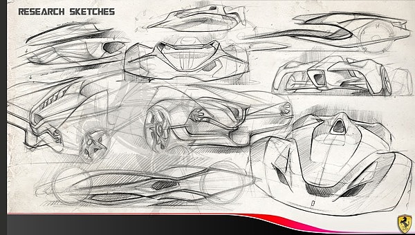 racing，conceptual design，Ferrari，