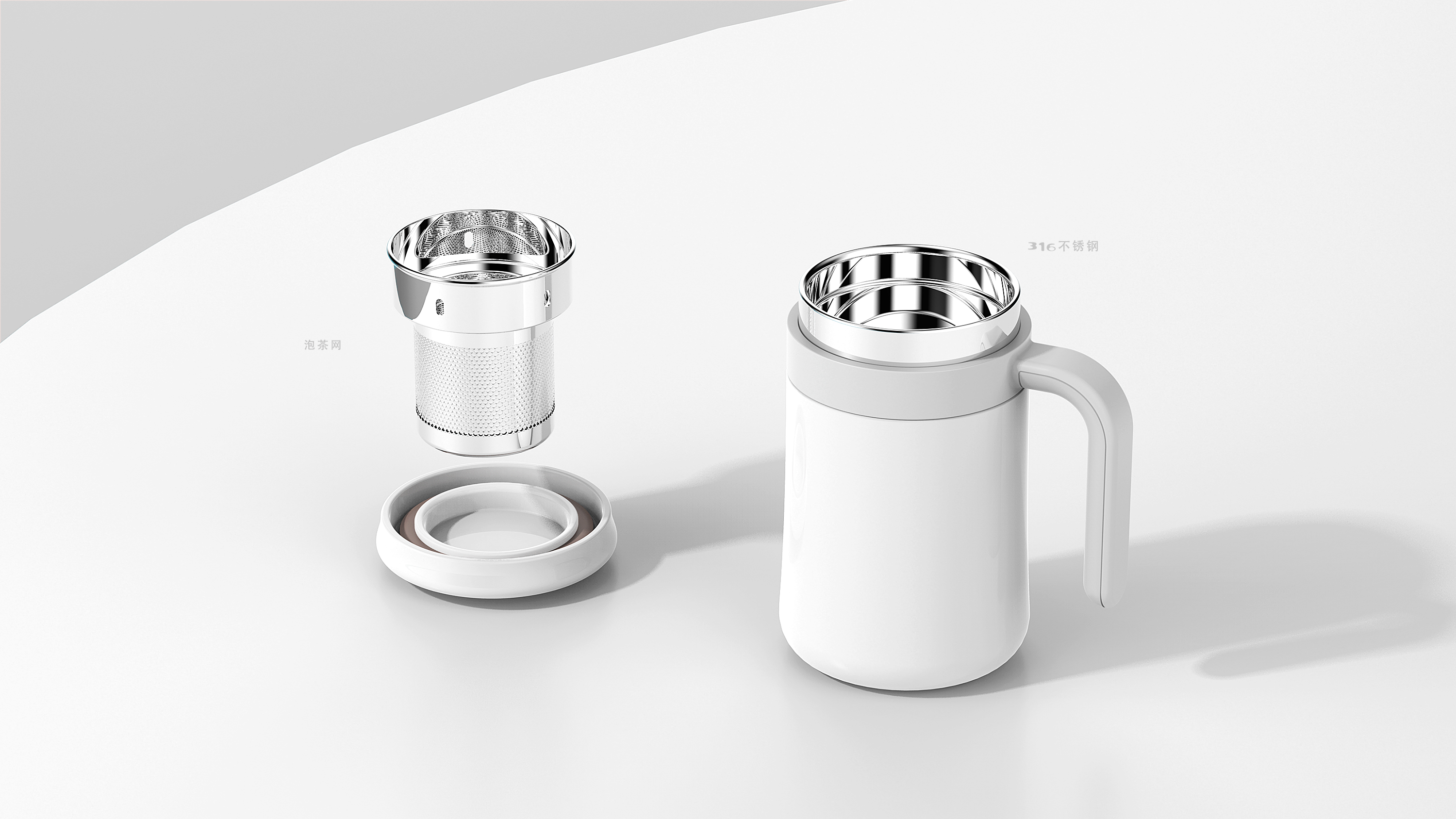 Tea making office Cup，young，Northern Europe，Millet design，Yike office Cup，