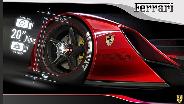 racing，conceptual design，Ferrari，