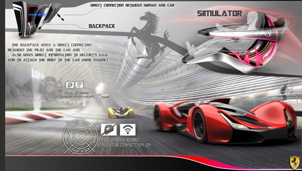 racing，conceptual design，Ferrari，