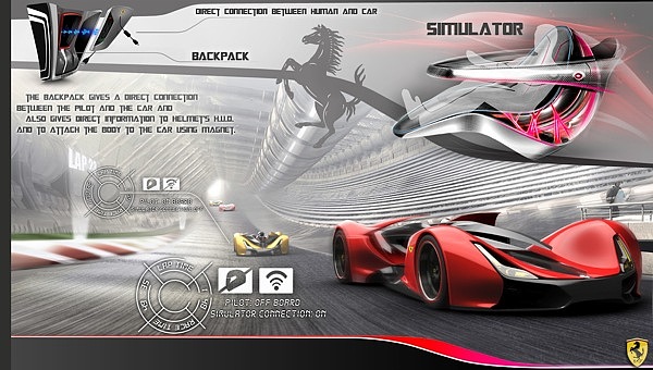 racing，conceptual design，Ferrari，