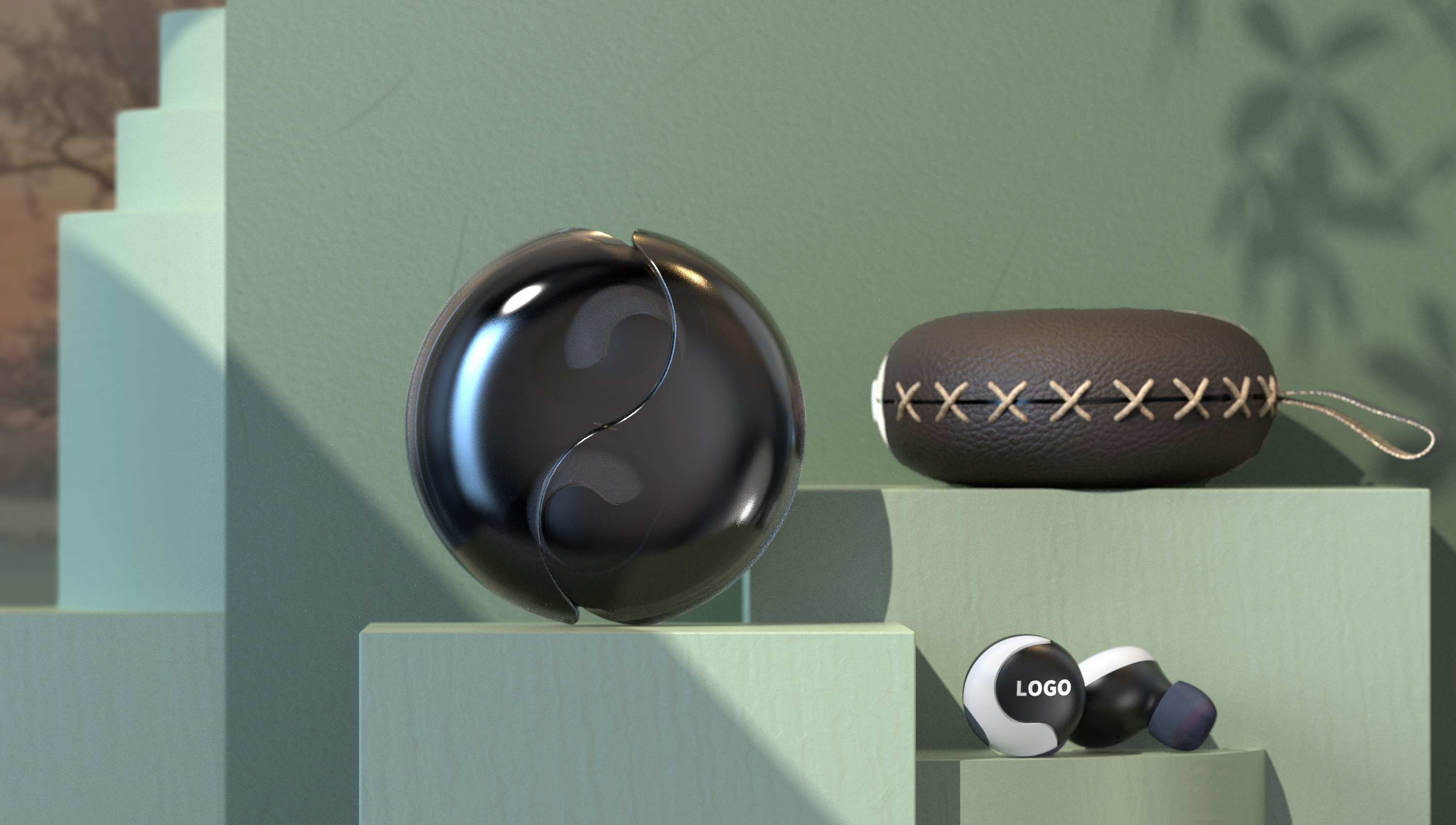 product design，headset，Fan，Fascia gun，vehicle，Game handle，The thermometer，sample reels，