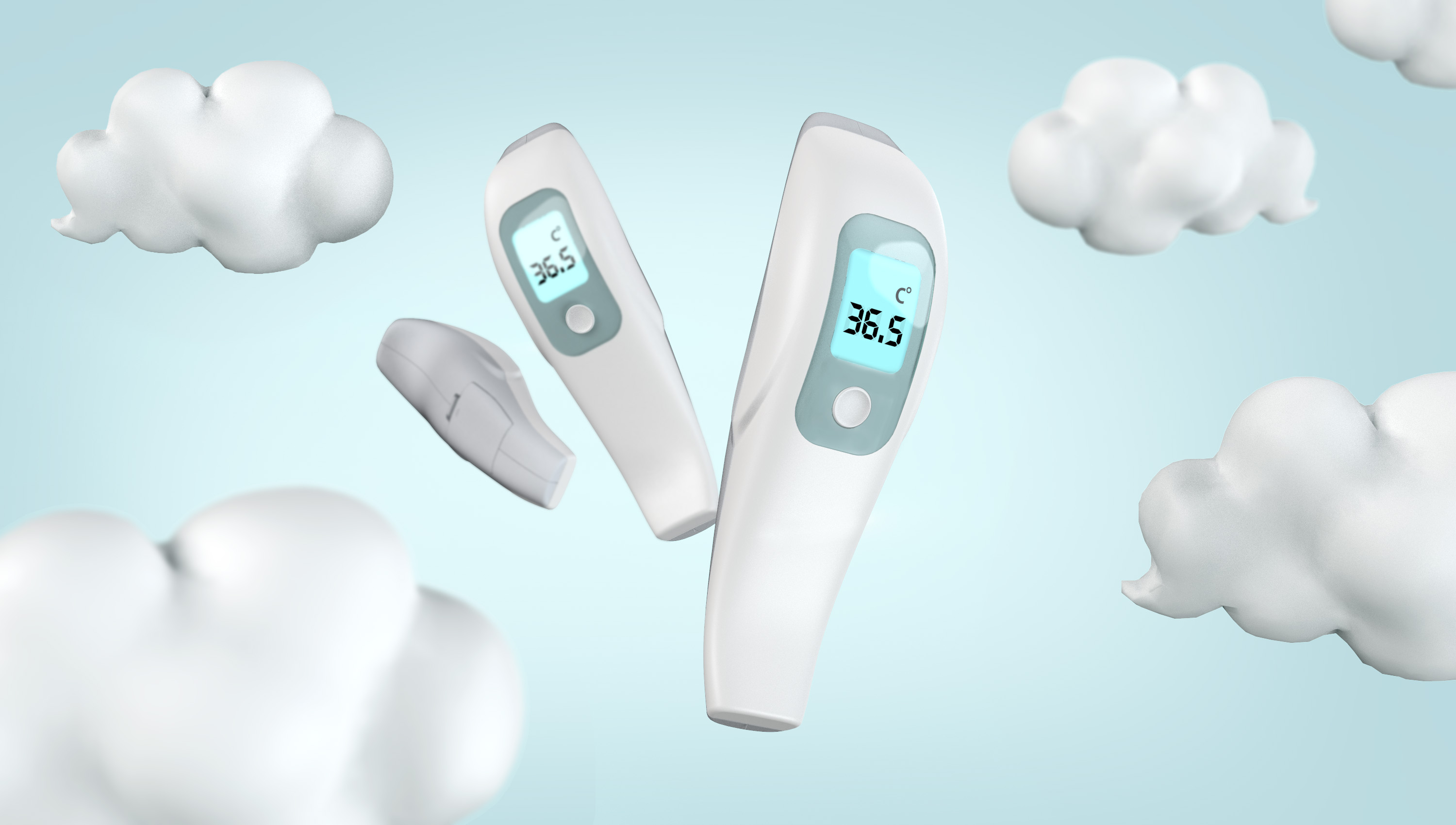 product design，headset，Fan，Fascia gun，vehicle，Game handle，The thermometer，sample reels，