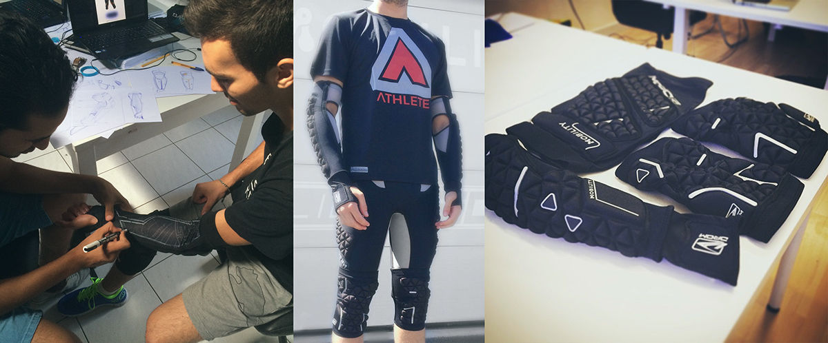 product design，industrial design，Body protection，field，motion，Knee protection equipment，