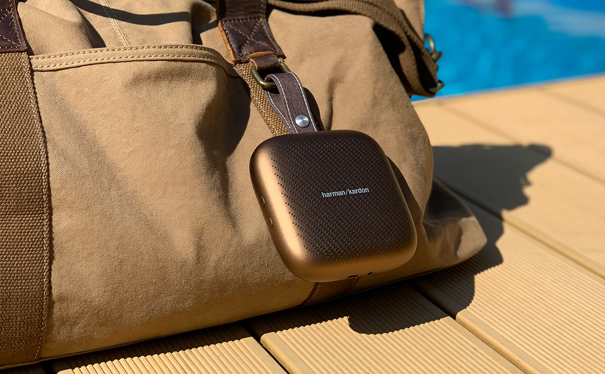 Haman Carlton Neo，Bluetooth speaker，waterproof，Fabric strap，if，