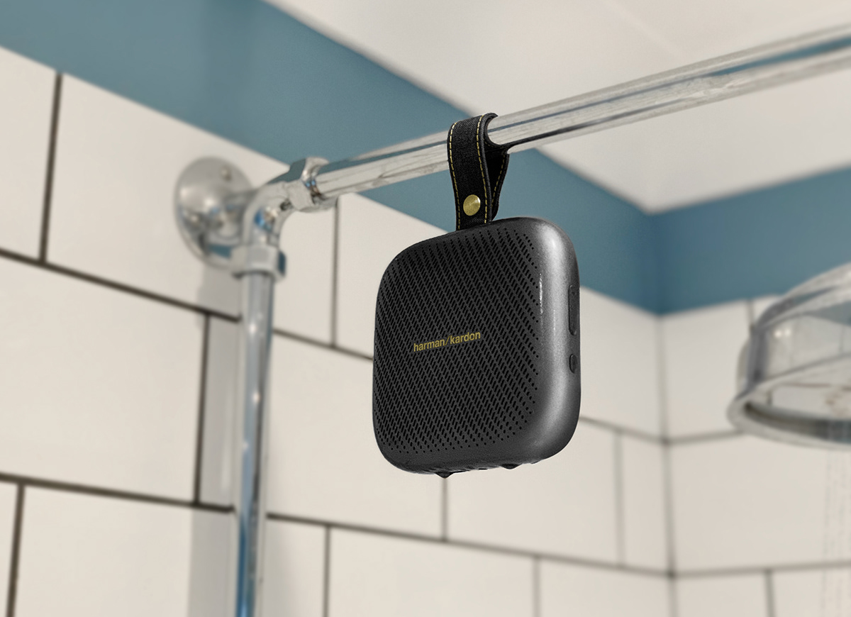 Haman Carlton Neo，Bluetooth speaker，waterproof，Fabric strap，if，