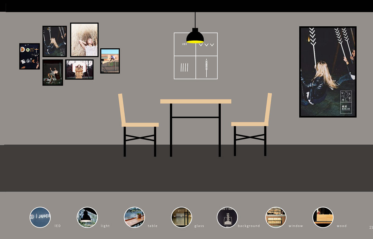 restaurant，concept，Design，originality，fashion，