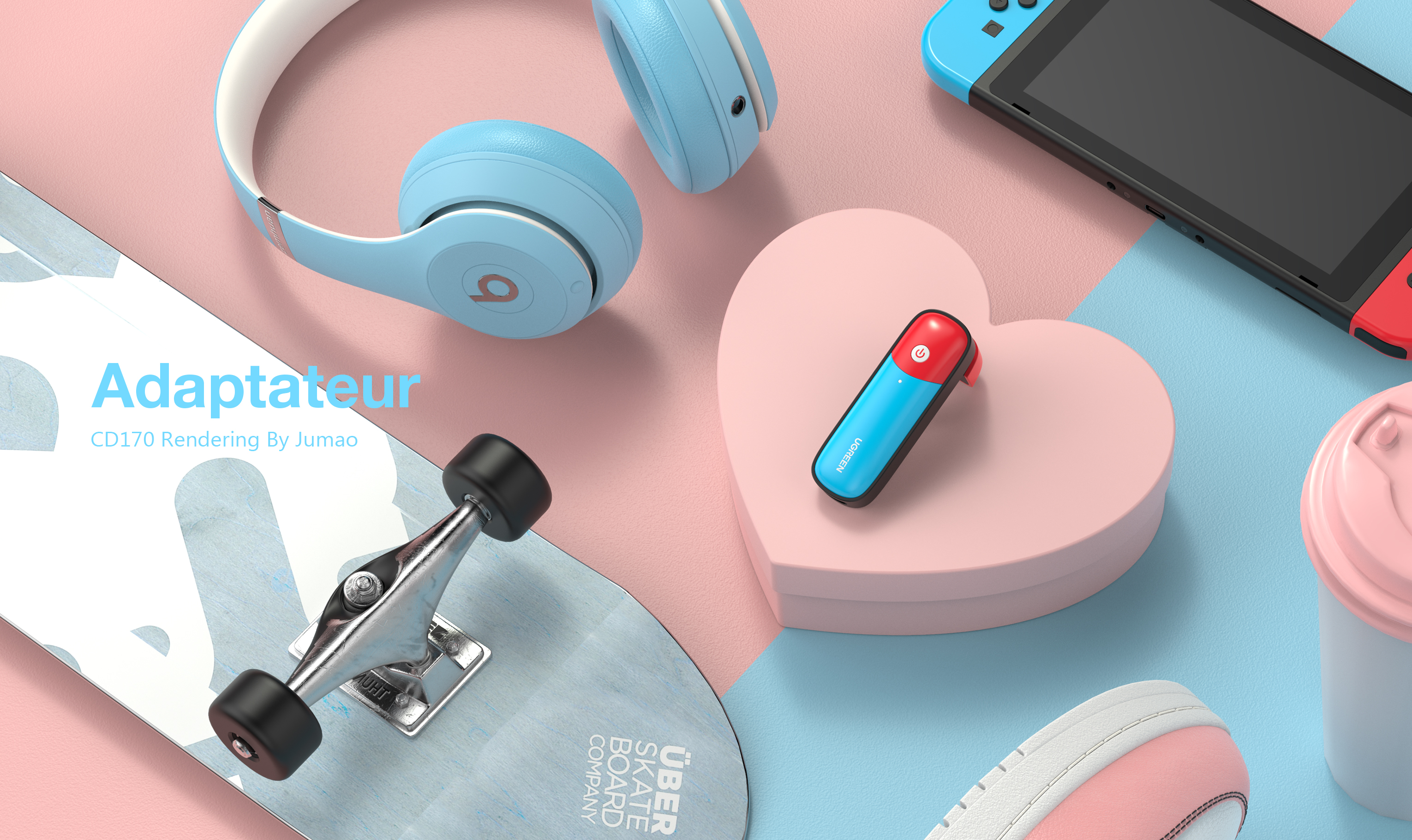 Lvlian products，Product rendering，Digital electronics，3C digital，