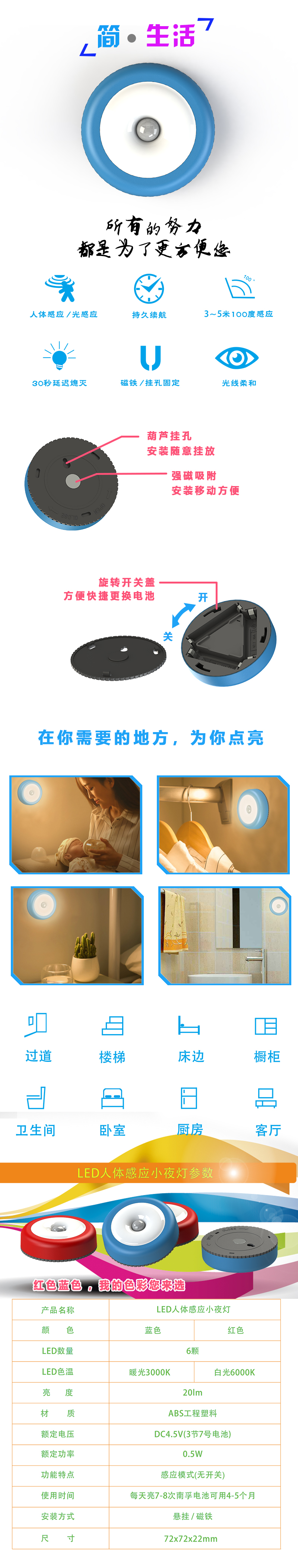 Night lamp with high cost performance，