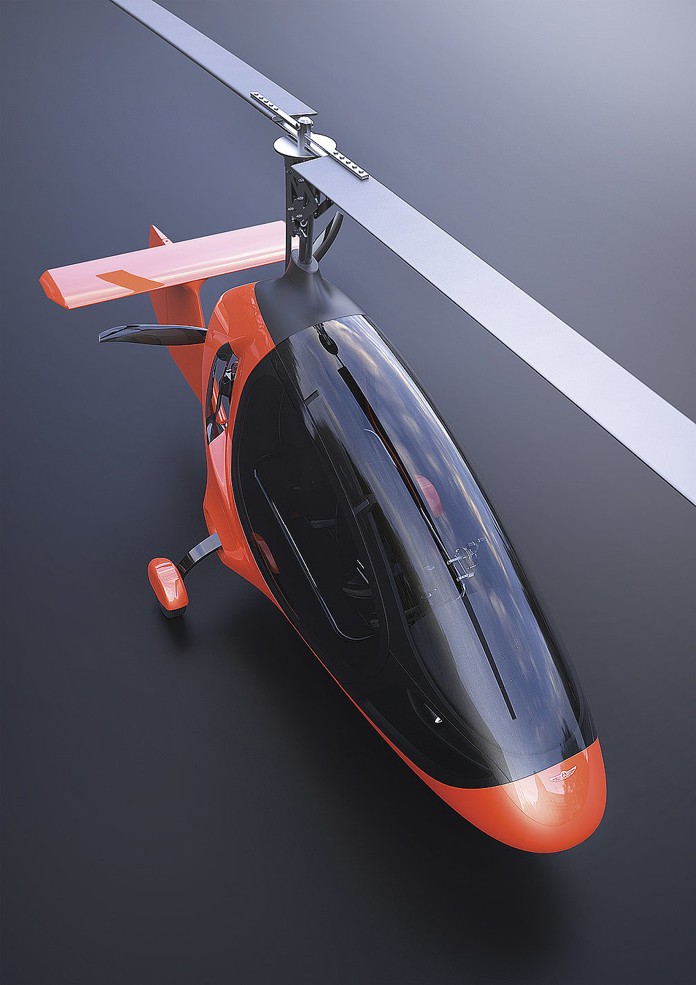 2018红点设计概念大奖，Twistair，A Modular Gyroplane，模块化旋翼机，