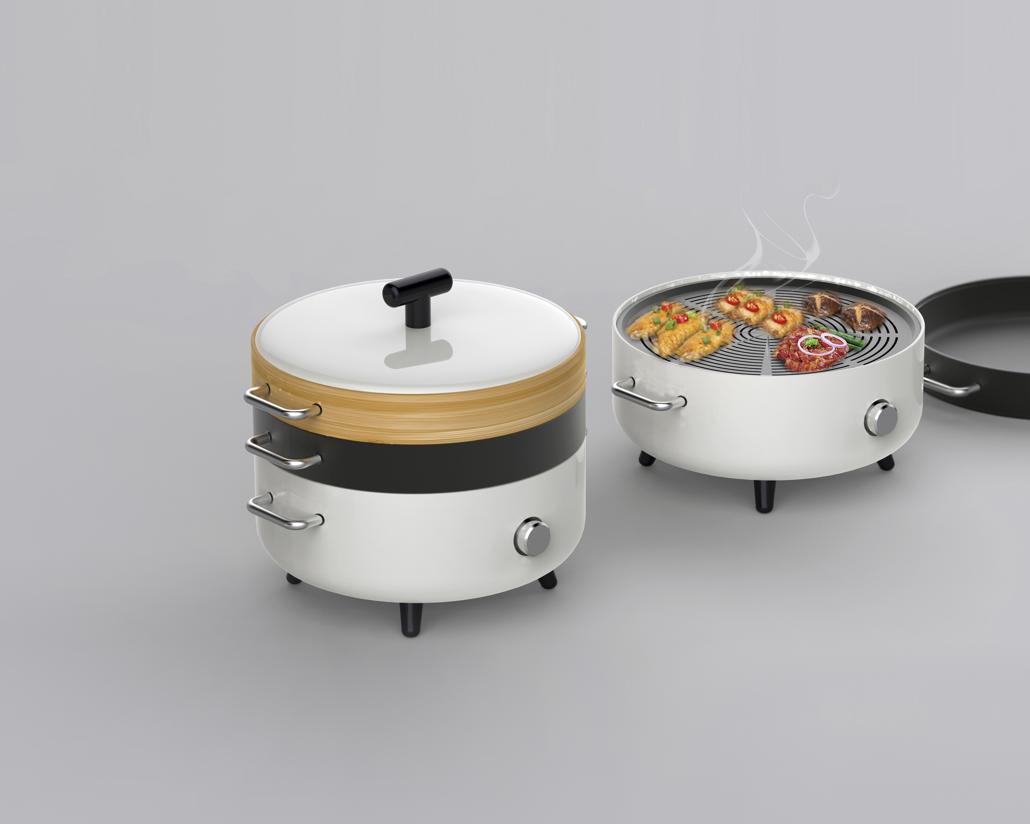 2018 red dot design concept award，A Pot Enough，cookware，Stack，