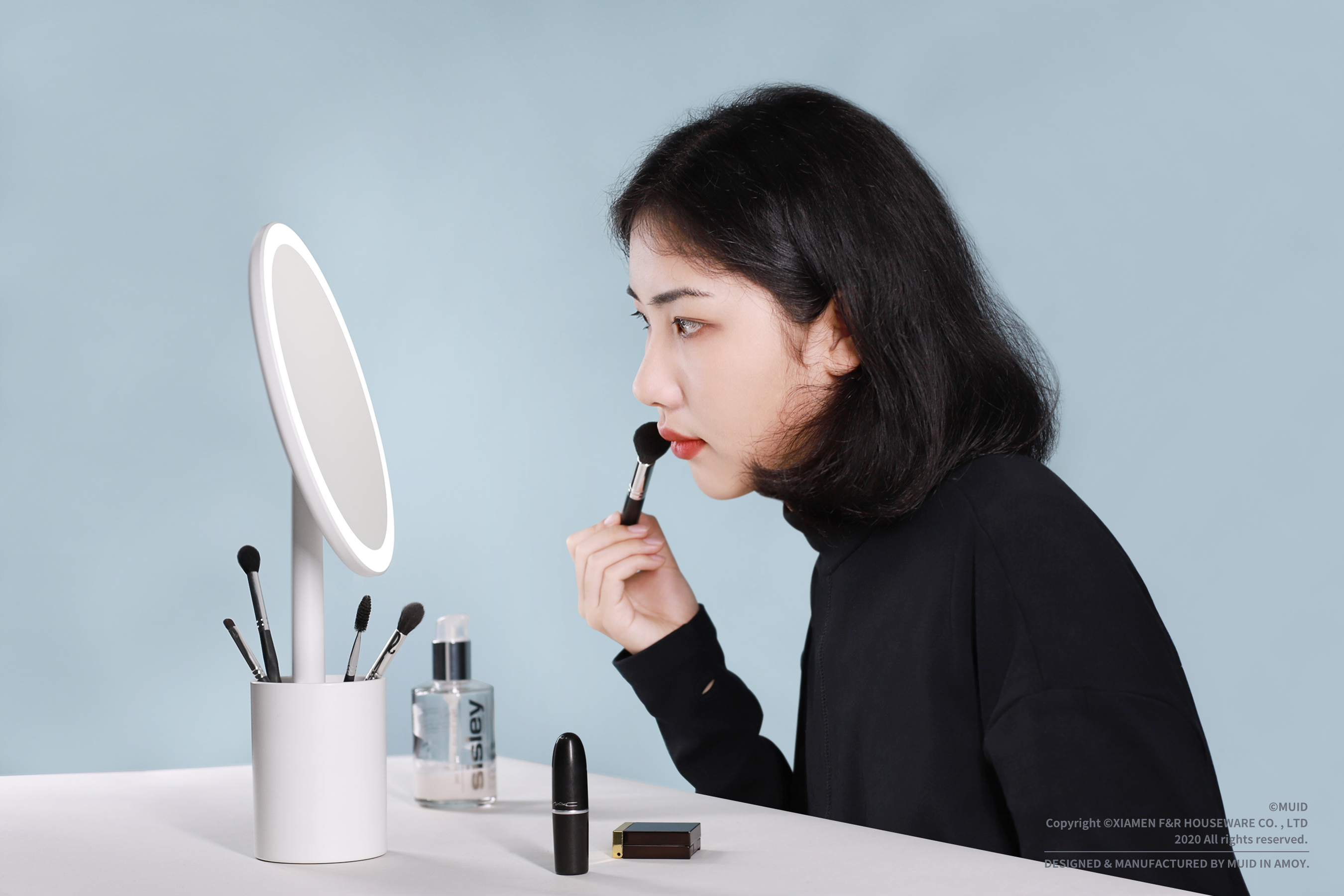 product design，industrial design，Mirror makeup，original，MUID，