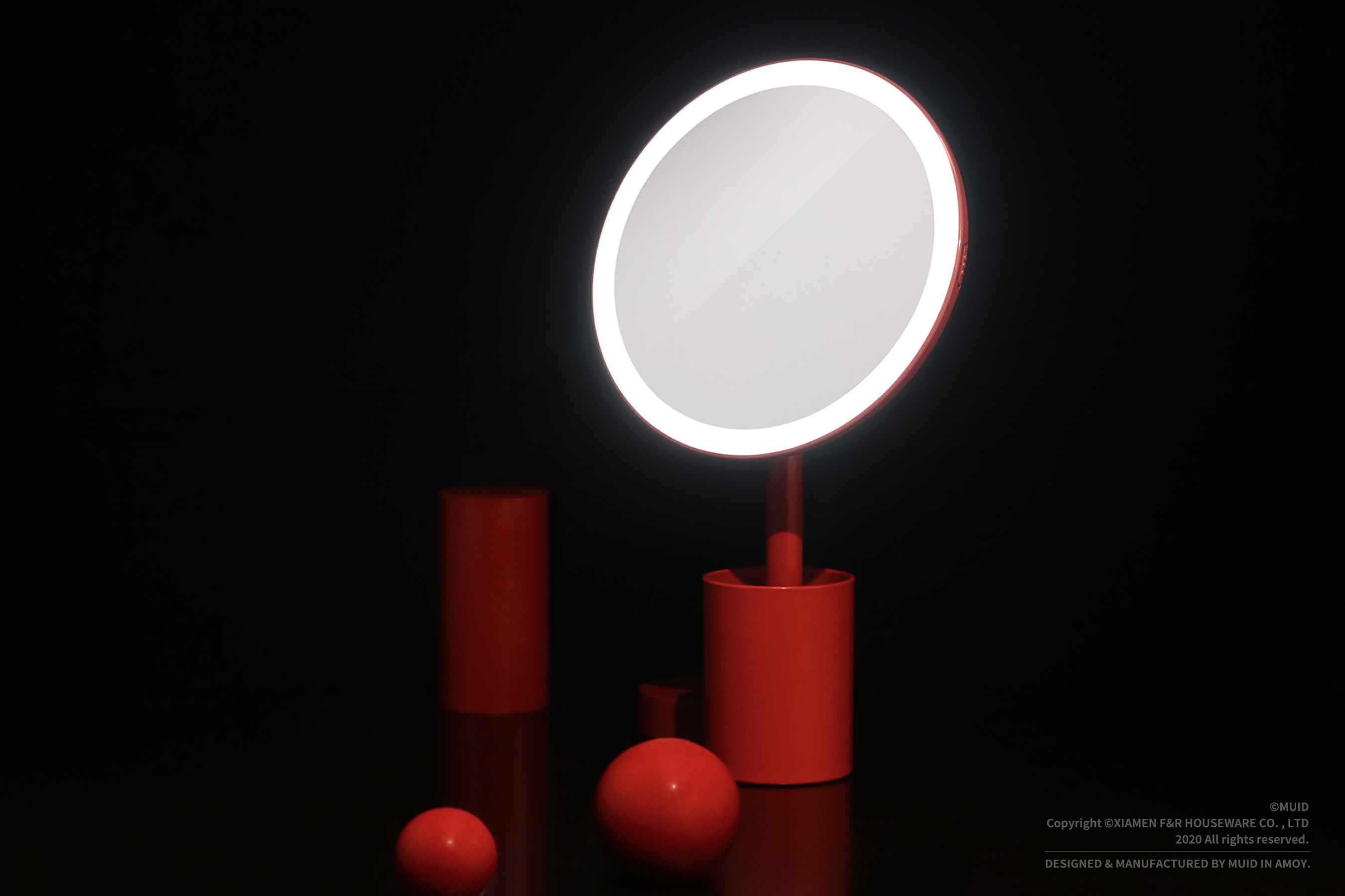 product design，industrial design，Mirror makeup，original，MUID，