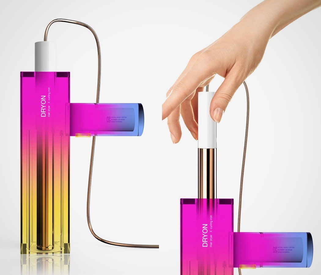 2018 red dot design concept award，DR，hair drier，