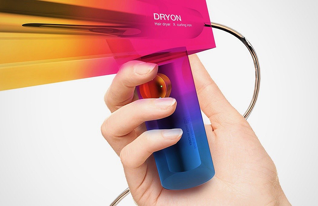 2018 red dot design concept award，DR，hair drier，