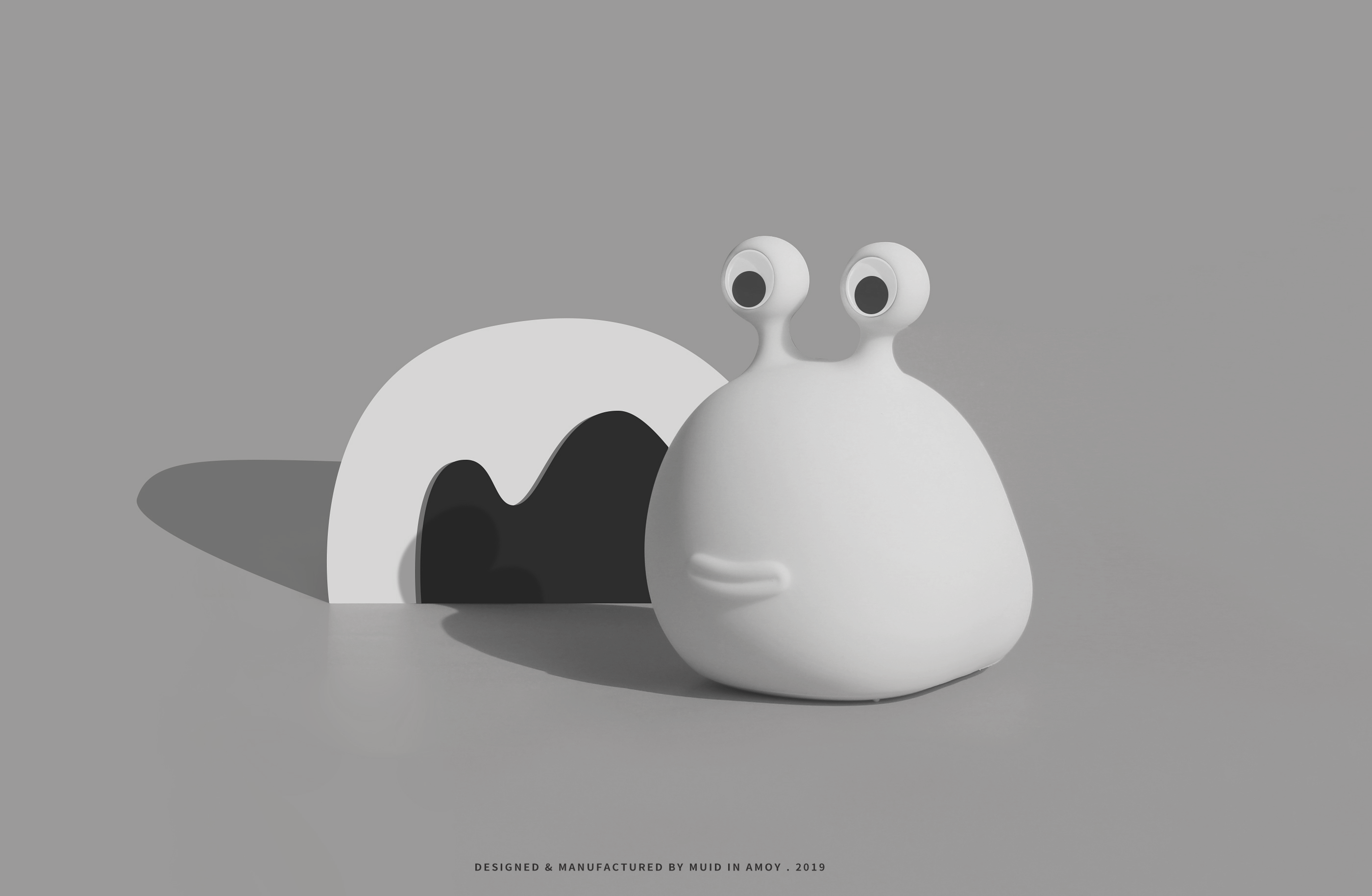 product design，industrial design，Sleep lamp，Lamp night，Slug，original，MUID，