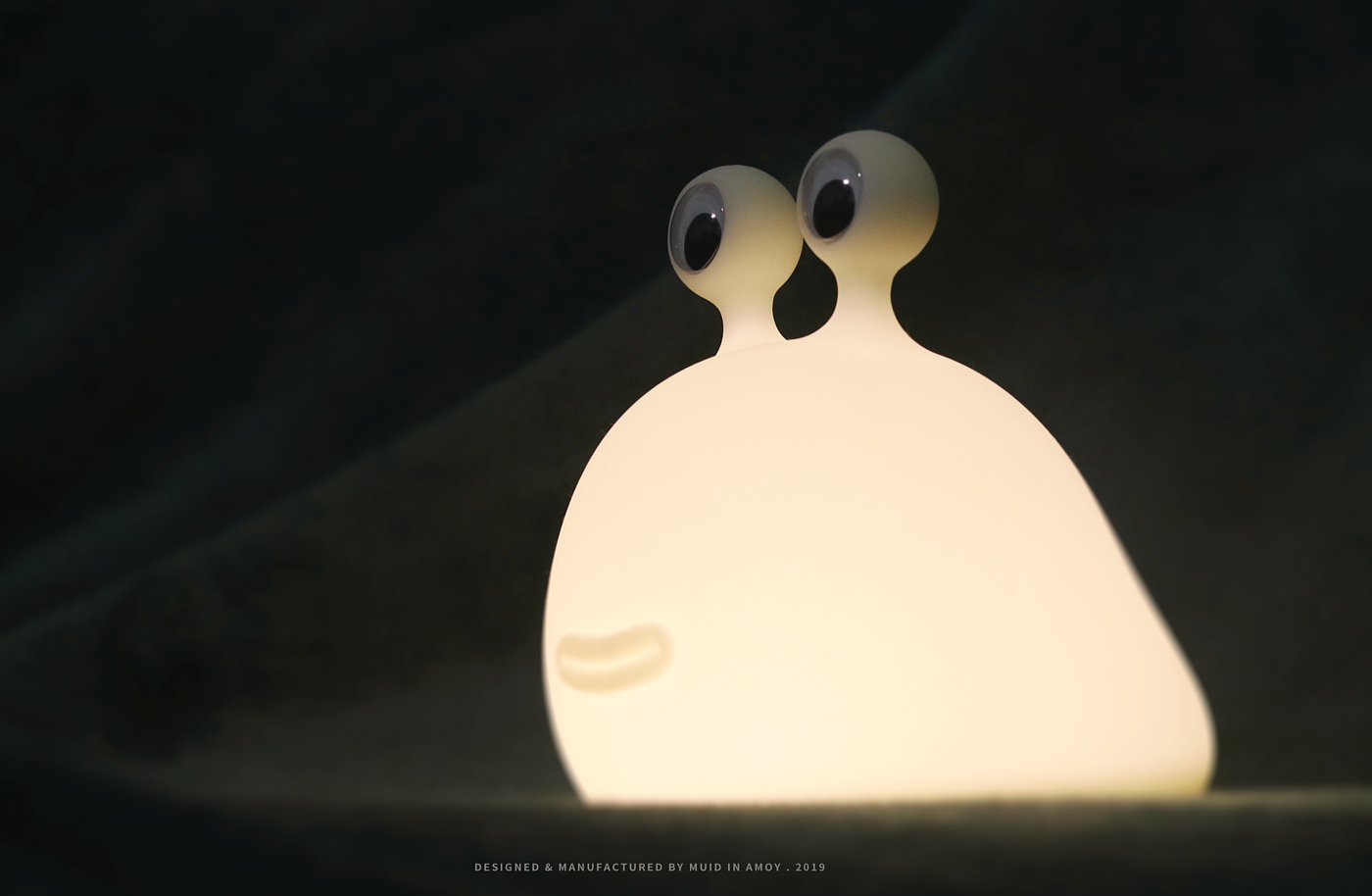 product design，industrial design，Sleep lamp，Lamp night，Slug，original，MUID，
