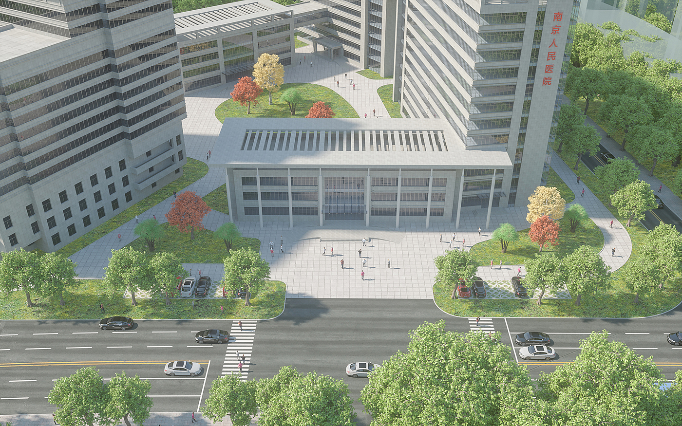 Aerial view，Rendering of renderings，3D rendering，Rendering + modeling，