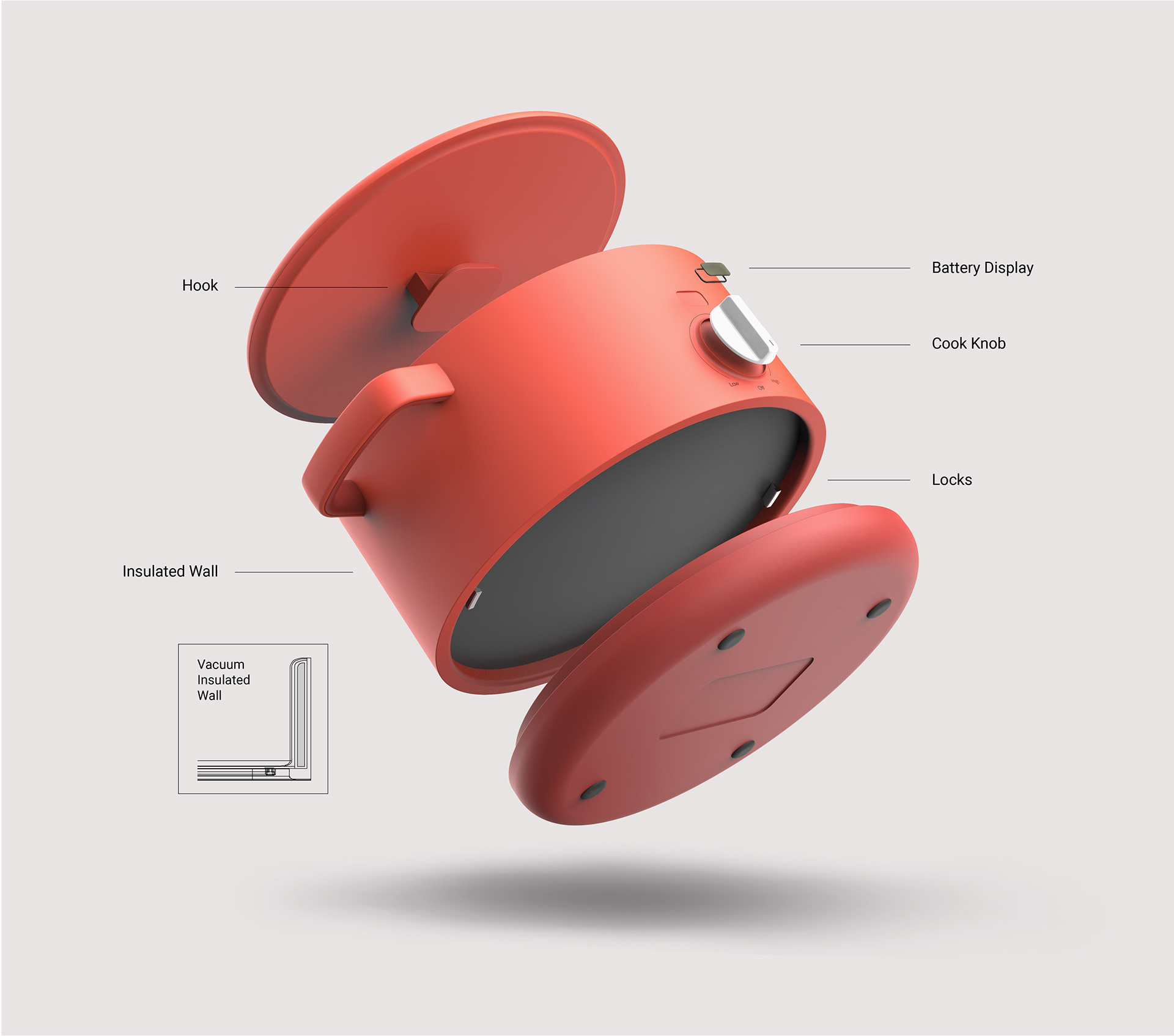 rice cooker，children，Mingrui design，meanewdesign，industrial design，