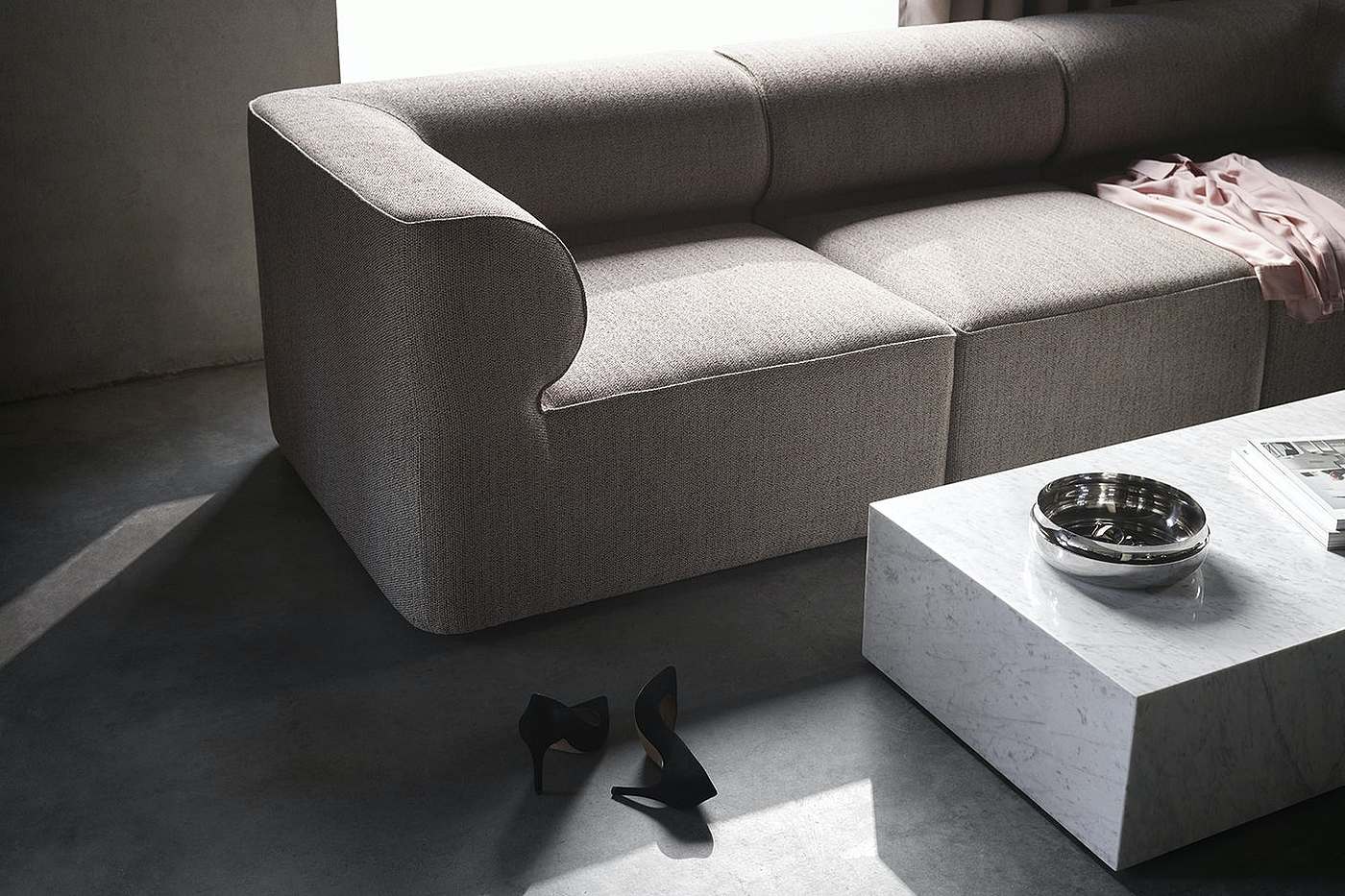 沙发，线条简洁，客厅，