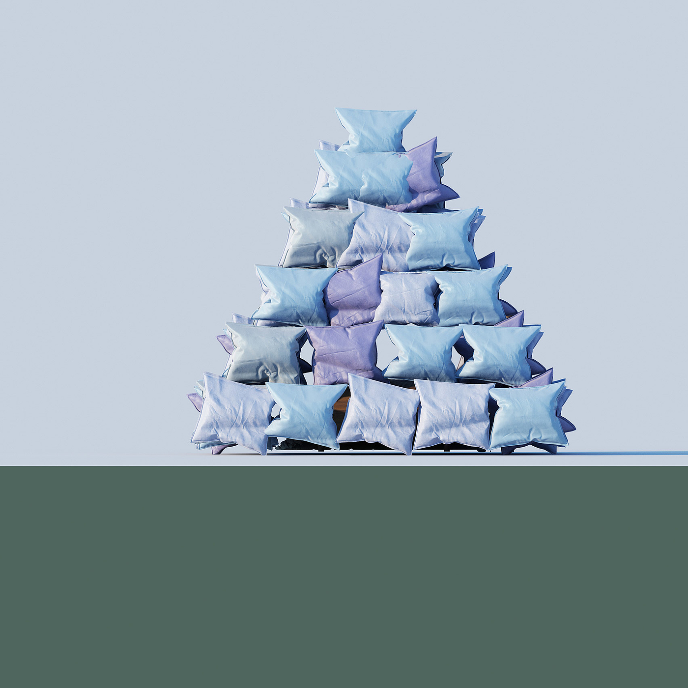 Pillow Pyramid，枕头金字塔，冠状病毒，居家隔离，