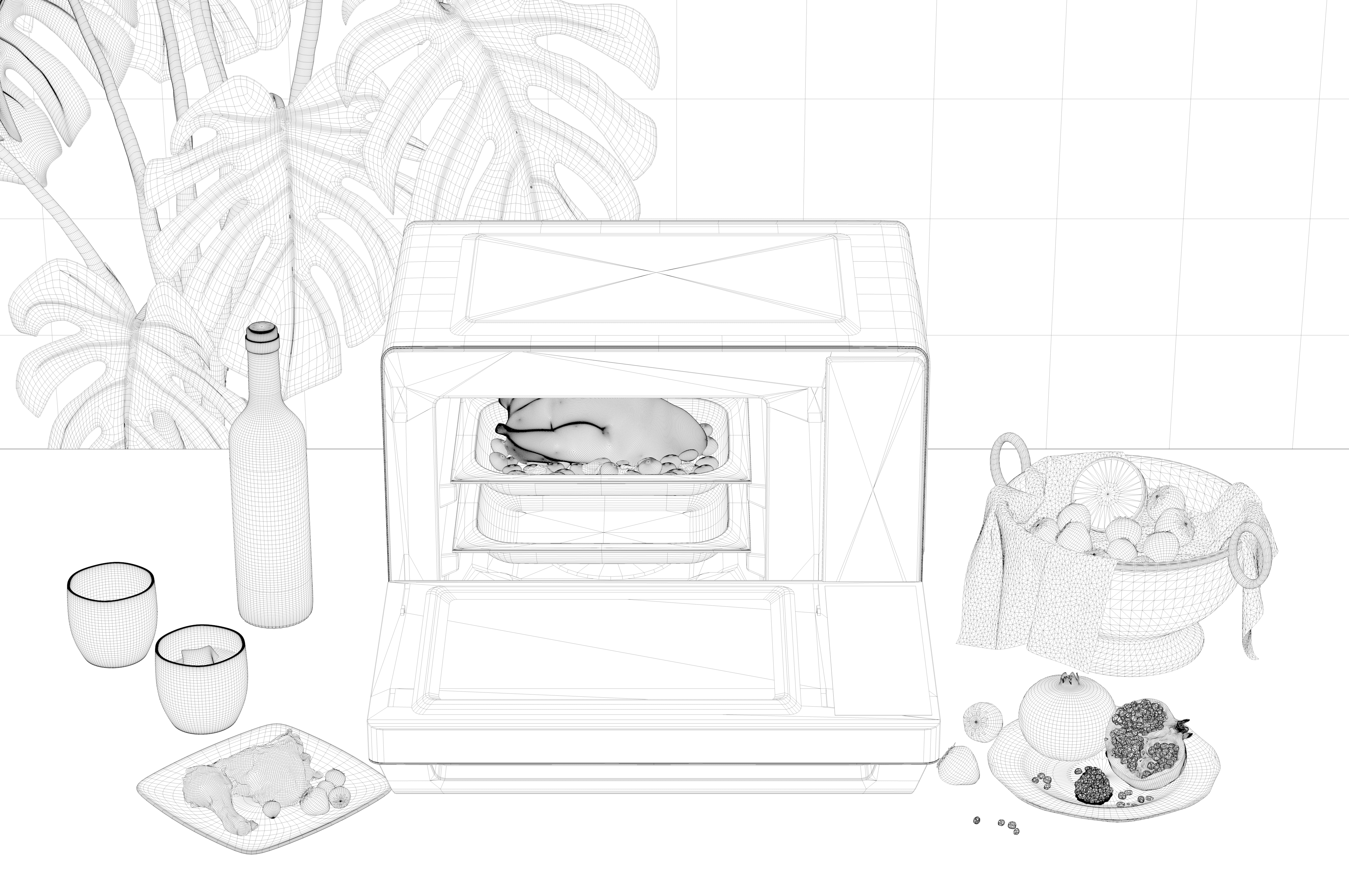 Rendering + modeling，Rendering of renderings，Appearance design，3D rendering，