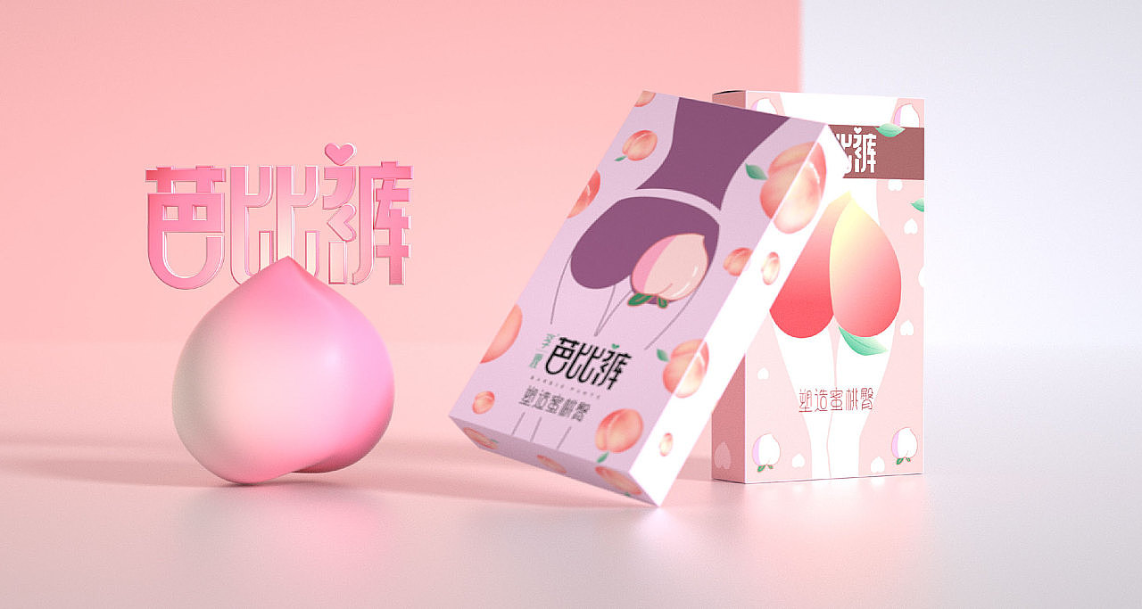 Silk stockings underwear packaging design / clothing packaging design / pantyhose creativity，