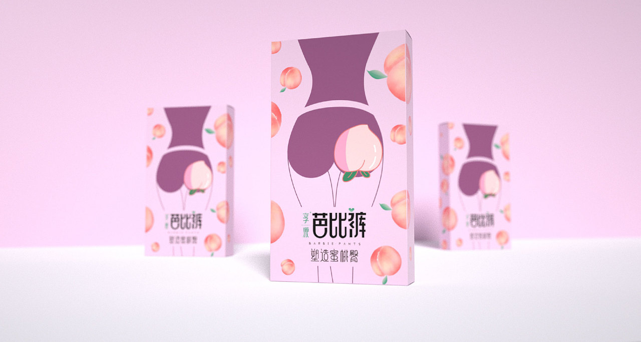 Silk stockings underwear packaging design / clothing packaging design / pantyhose creativity，