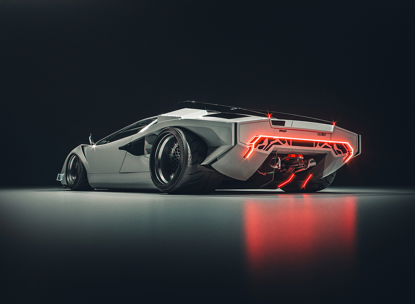 Airless tire，Concept Car，3d，Unmanned car，